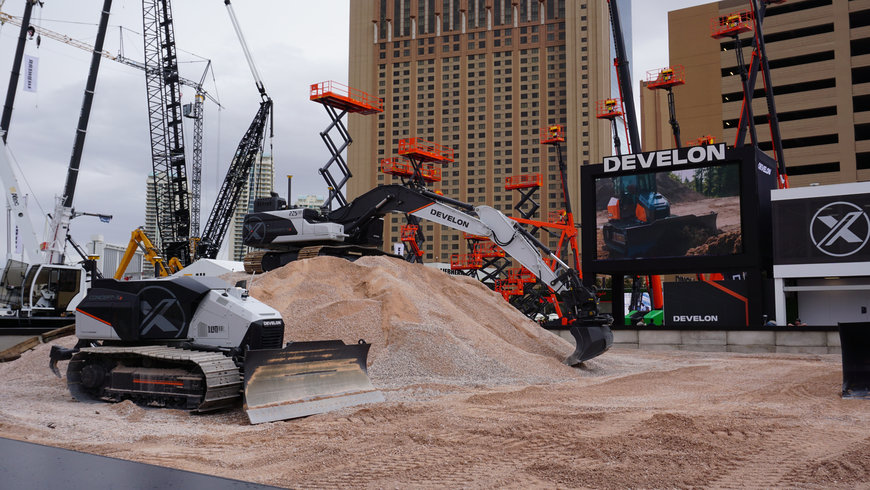 DEVELON MAKES IMPRESSIVE ENTRY AT CONEXPO-CON/AGG 2023